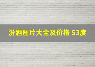 汾酒图片大全及价格 53度